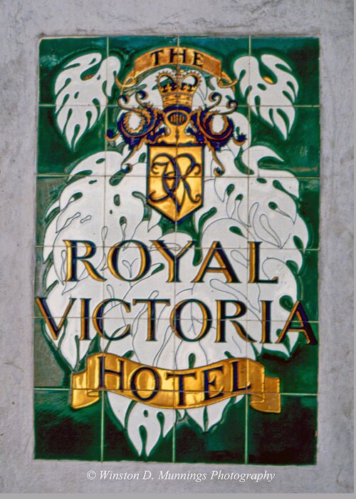 Royal Victoria Hotel Greeting Card featuring the photograph Royal Victoria Hotel - Nassau Bahamas by Winston D Munnings