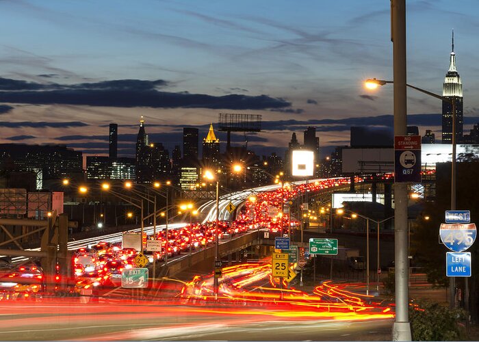 Tranquility Greeting Card featuring the photograph Rush Hour by Aldo R. Altamirano