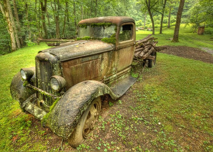 Battlewagon Greeting Card featuring the photograph Rust In Peace by Doug McPherson