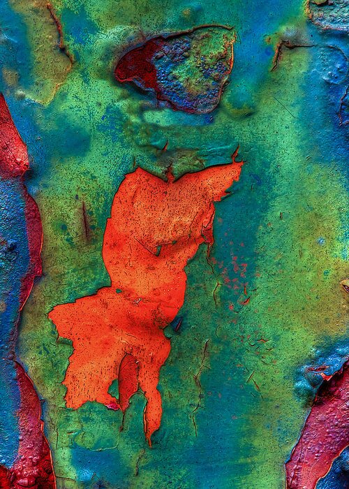 Abstract Greeting Card featuring the photograph Rust is Beautiful by Jerry Gammon
