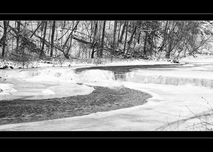 Taughannock River Greeting Card featuring the photograph S Curve by Monroe Payne