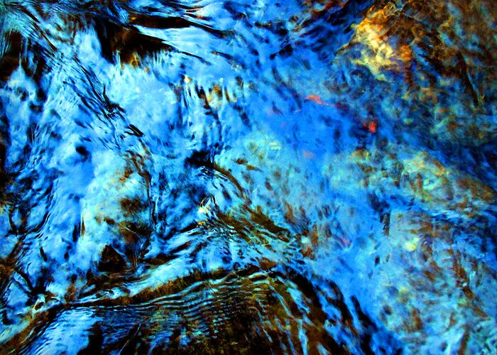 Water Greeting Card featuring the photograph Sacred Art of Water 7 by Peter Cutler