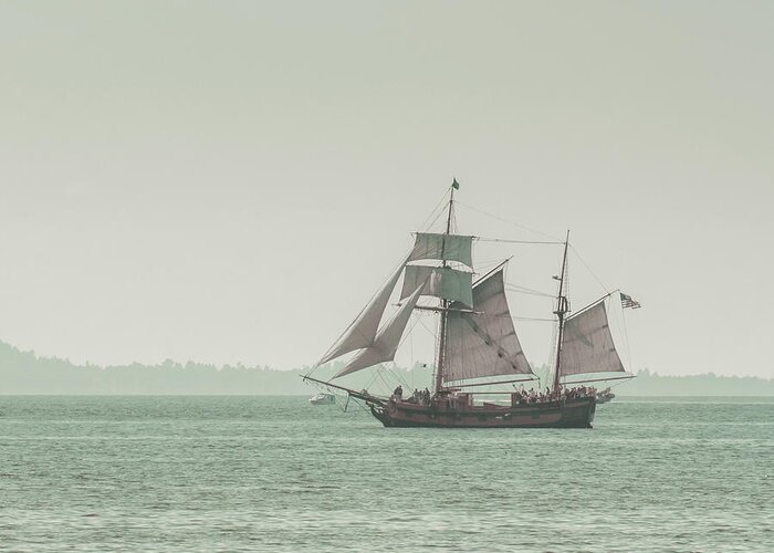 Art Greeting Card featuring the photograph Sail Ship 2 by Lucid Mood