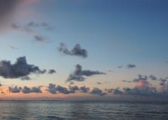 Sanibel Island Greeting Card featuring the photograph Sanibel Island Sunrise Panorama by Jeff Breiman
