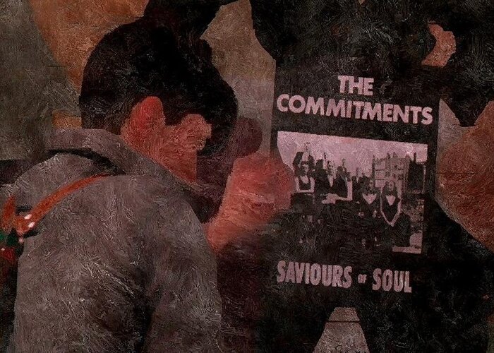 The Commitments Greeting Card featuring the photograph Saviours of Soul by Anne Thurston