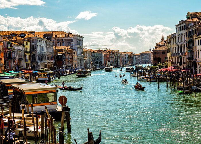 Venice scene Greetings card 
