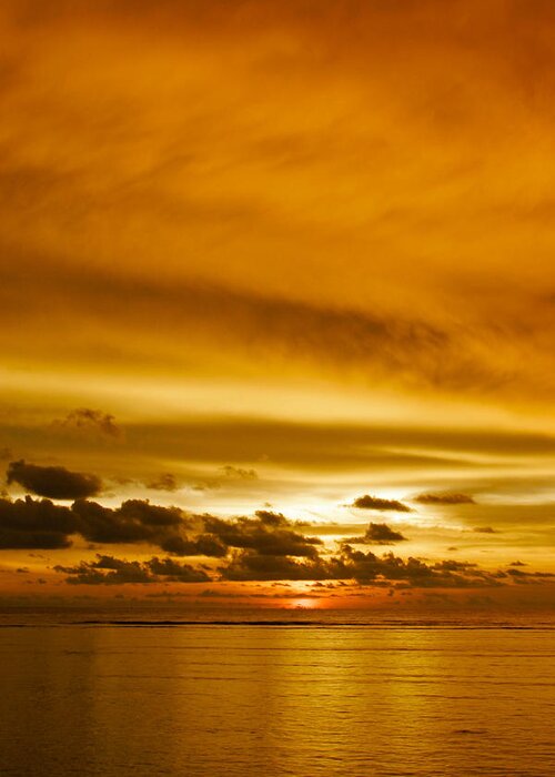 Sea Sunset Background Photograph By Itsaret Sutthisiri