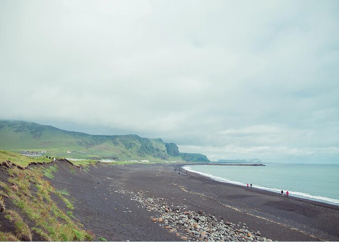 Tranquility Greeting Card featuring the photograph Seaside In Iceland by Oscar Wong