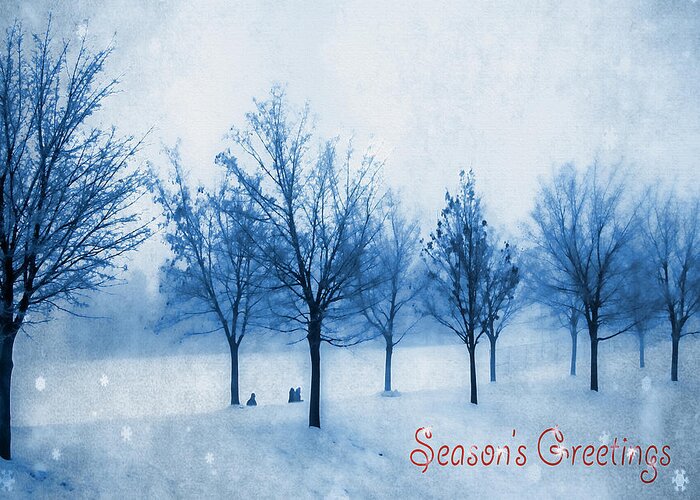 Christmas Greeting Card featuring the photograph Season of Greetings by Kathy Bassett