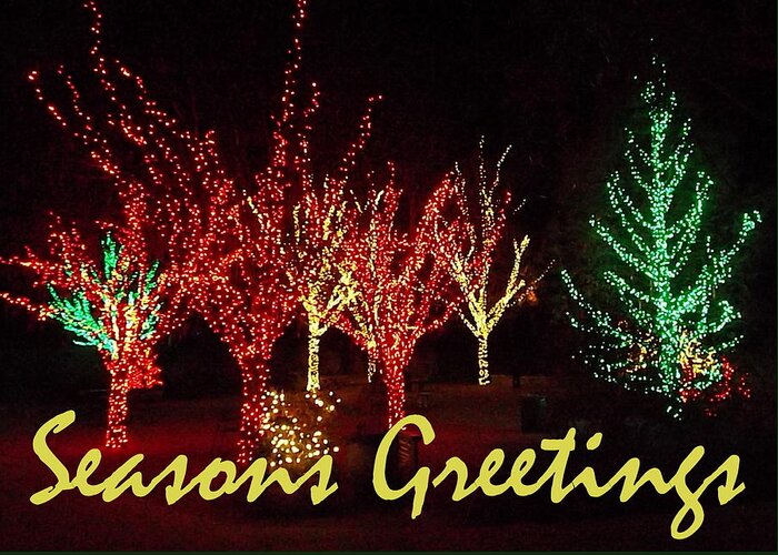 Seasons Greetings Greeting Card featuring the painting Seasons Greetings by Darren Robinson