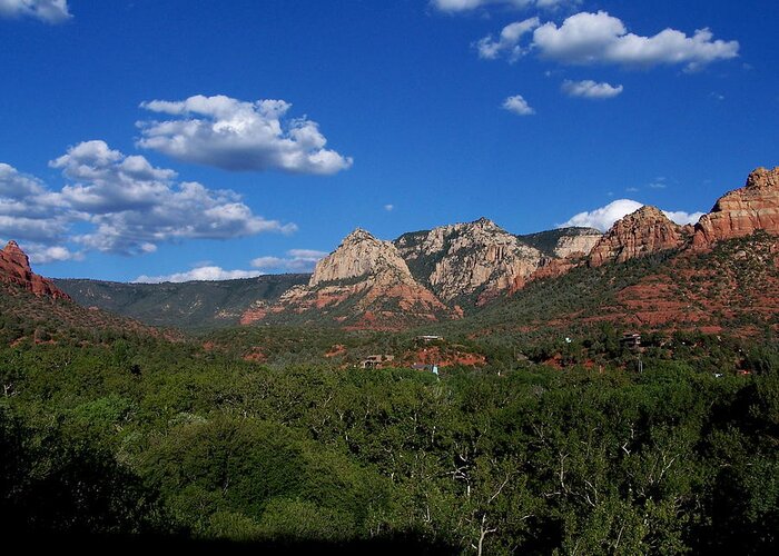 Valley Greeting Card featuring the photograph Sedona-3 by Dean Ferreira