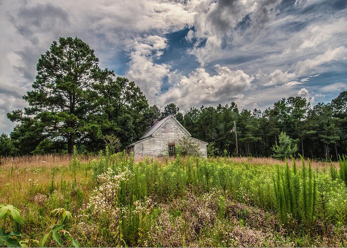 July Greeting Card featuring the photograph Shack and Field by Jim Moore