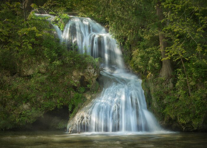 Jemmy Archer Greeting Card featuring the photograph Shenandoah Waterfall by Jemmy Archer