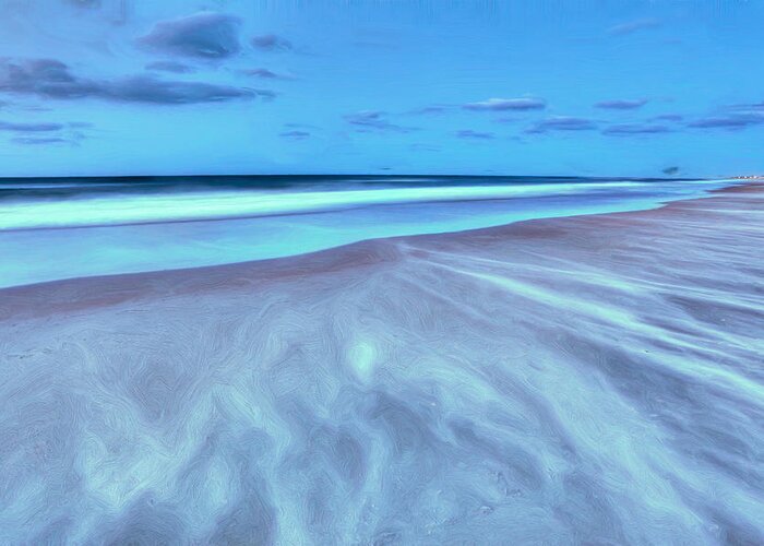 Frisco Beach Greeting Card featuring the photograph Shifting Sands on Frisco Beach Outer Banks II by Dan Carmichael