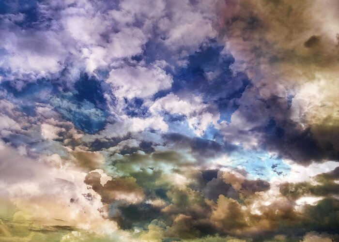 Sky Moods Greeting Card featuring the photograph Sky Moods - Sea Of Dreams by Glenn McCarthy Art and Photography