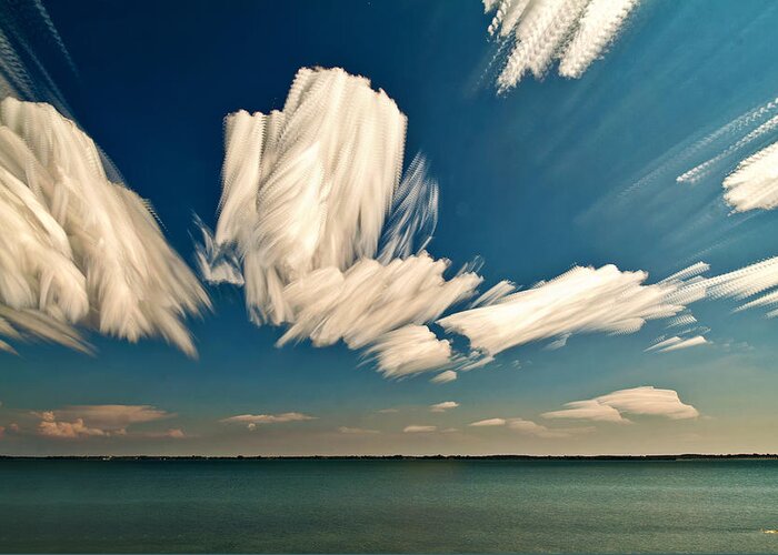 Landscape Greeting Card featuring the photograph Sky Sculptures by Matt Molloy