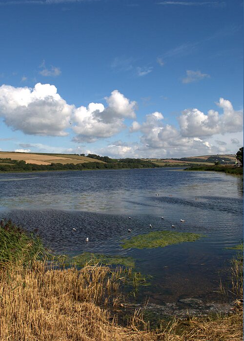 Slapton Sands Greeting Card featuring the photograph Slapton Ley by Chris Day