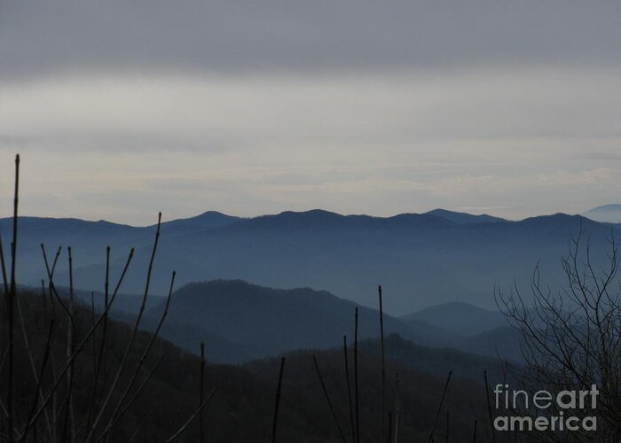 Nature Greeting Card featuring the photograph Smokies by Jeanne Forsythe
