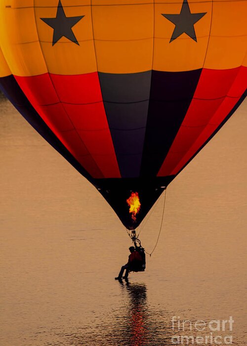 Hotairballoon Greeting Card featuring the photograph Soul Searching by Brenda Giasson