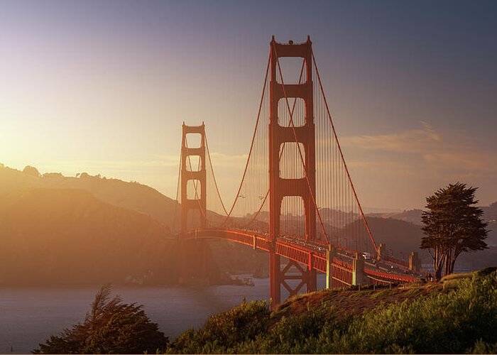 Usa Greeting Card featuring the photograph South Golden Gate. by Juan Pablo De