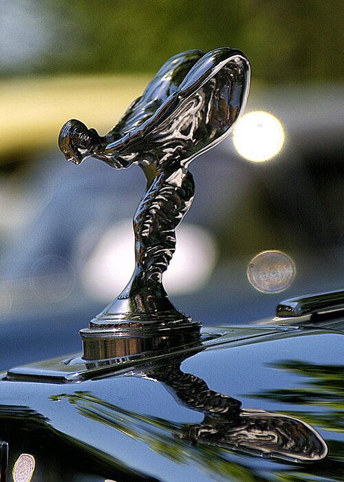 Classic Greeting Card featuring the photograph Spirit of Ecstasy by William Selander