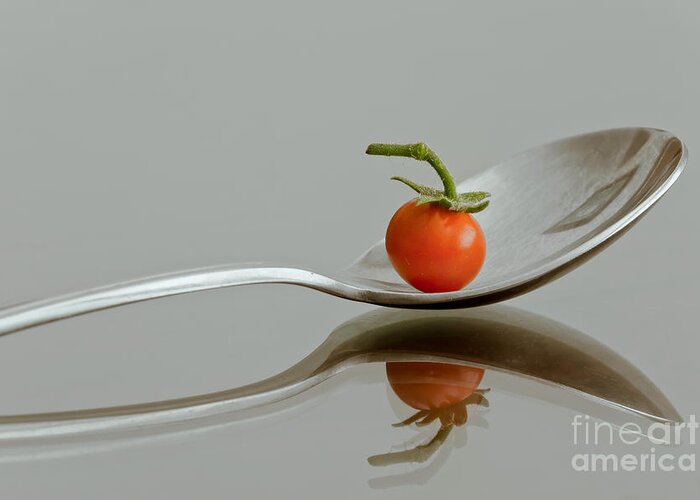 Abstract Greeting Card featuring the photograph Spoonful of Vitamin by Jonathan Nguyen
