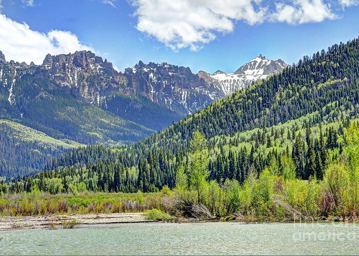 Colorado Greeting Card featuring the photograph Spring at Silver Jack by Bob Hislop