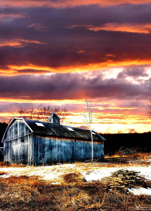 Barns Greeting Card featuring the photograph Spring in New England by Fred LaPoint