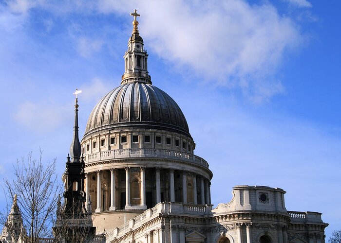 St Paul's Cathedral Greeting Card featuring the photograph St Pauls Cathedral by Sue Leonard
