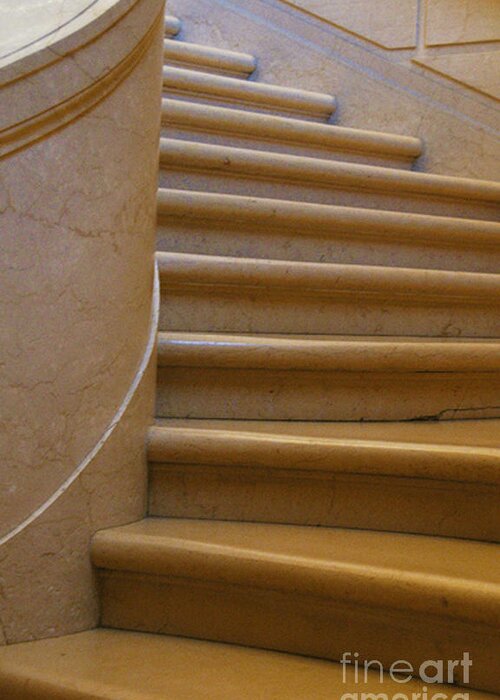 National Gallery Of Art Greeting Card featuring the photograph Stair 10 by Kathleen Gauthier