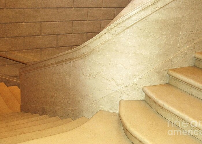  Greeting Card featuring the photograph Stairs 1 by Kathleen Gauthier