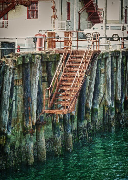 Stairs To Nowhere Greeting Card featuring the photograph Stairway To by Jessica Levant