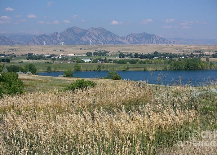 Standley Lake Greeting Card featuring the photograph Standley Lake by Veronica Batterson