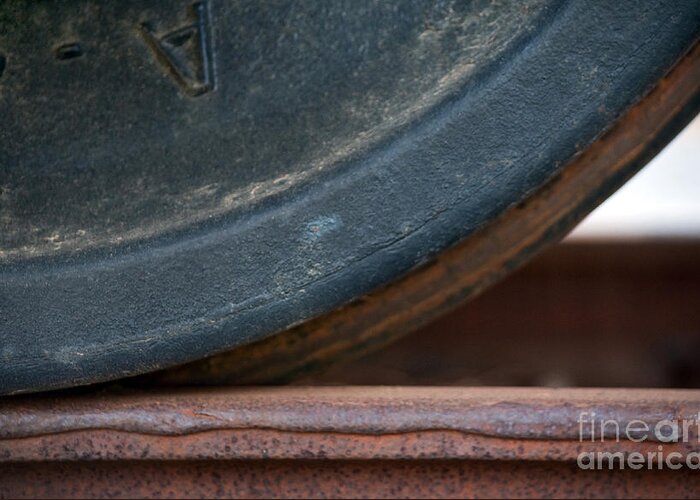 Wheel Greeting Card featuring the photograph Steel Wheel by Dan Holm