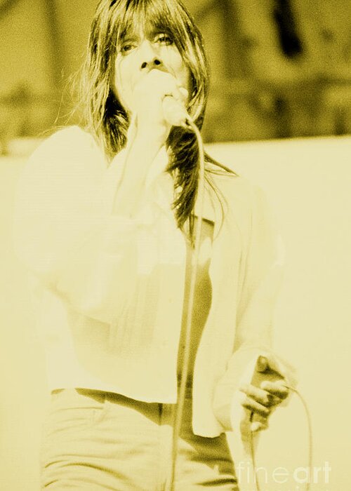 Concert Photos For Sale Greeting Card featuring the photograph Steve Perry of Journey at Day on the Green - July 27th 1980 by Daniel Larsen