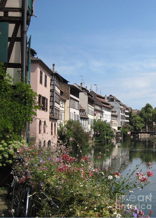 Old Greeting Card featuring the photograph Strasbourg France 4 by Amanda Mohler