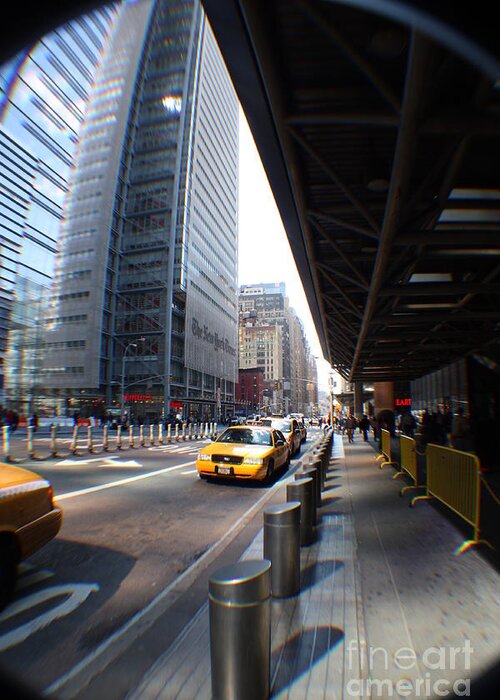 Rogerio Mariani New York Greeting Card featuring the photograph Street NYC by Rogerio Mariani