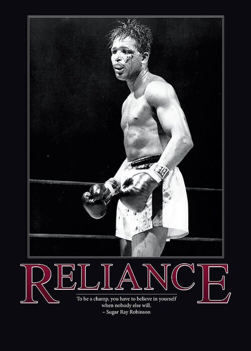 Retro Images Archive Greeting Card featuring the photograph Sugar Ray Robinson Reliance by Retro Images Archive
