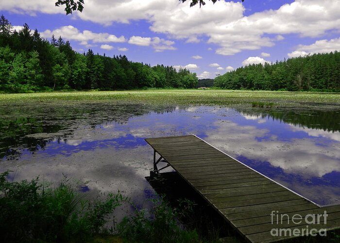 Lake Greeting Card featuring the photograph Summer at the Lake by David Rucker