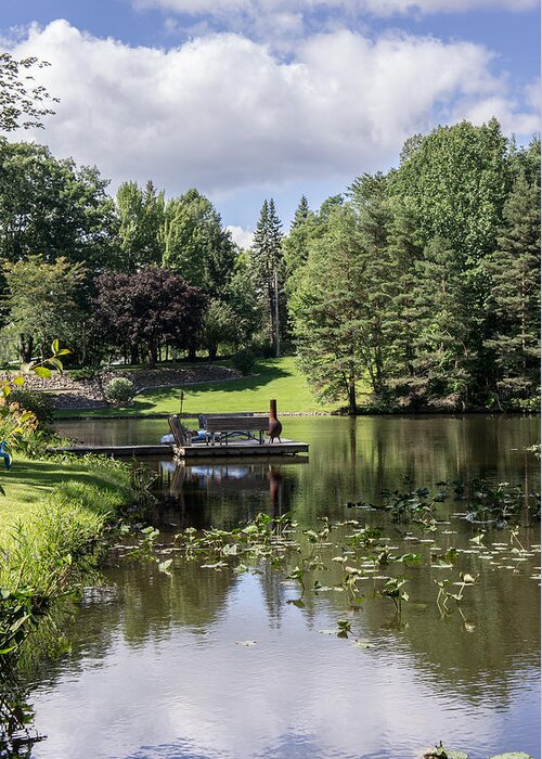 Pennsylvania Greeting Card featuring the photograph Summer Pond by Weir Here And There