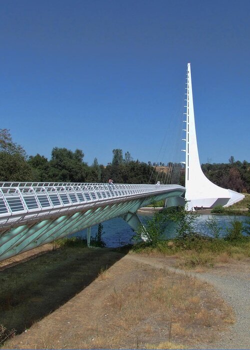 Bridge Framed Prints Greeting Card featuring the photograph Sun Dial Bridge 2 by Ron Roberts