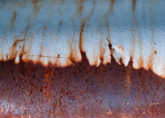 Industrial Greeting Card featuring the photograph Sunrise Abstract by Jani Freimann