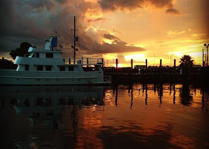 Jj_louisiana Greeting Card featuring the photograph Sunset Is Beautiful #iphone5 by Scott Pellegrin
