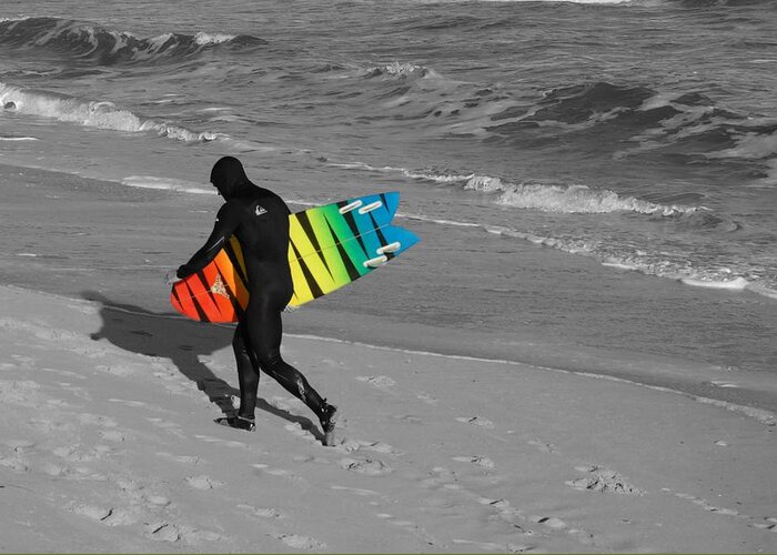 Surfer Art Greeting Card featuring the photograph Surfing 431 by Joyce StJames