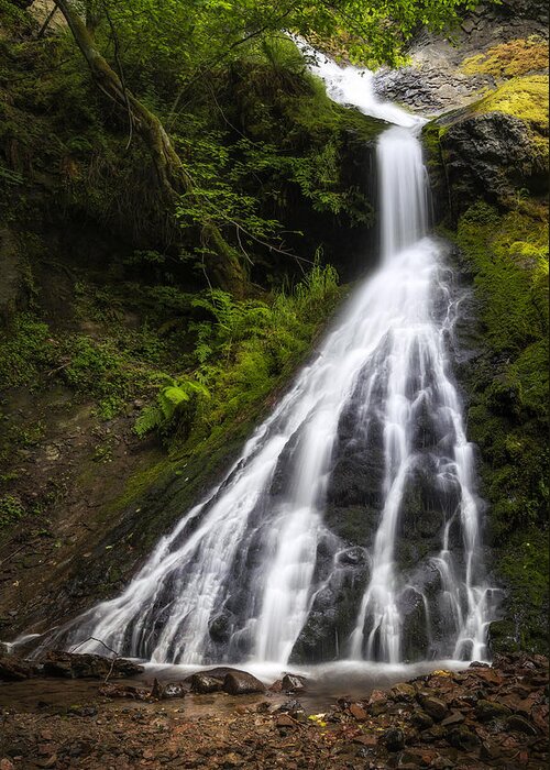 Washington Greeting Card featuring the photograph Sweeney Falls by Jon Ares