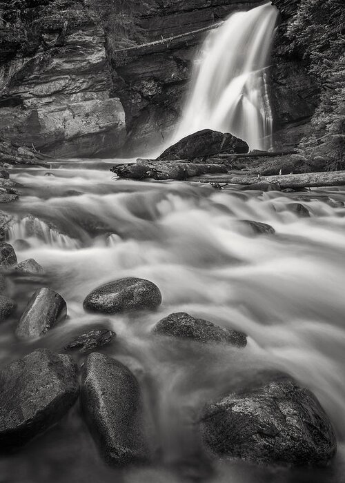 Acrylic Greeting Card featuring the photograph Swept Away by Jon Glaser