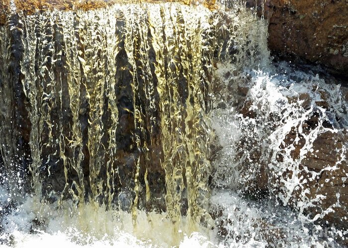 Waterfall Greeting Card featuring the photograph Swift River Falls Nh by Lizi Beard-Ward