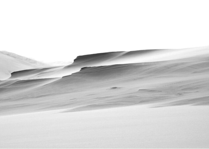 Sand Greeting Card featuring the photograph Swiftly Moving Dunes by Adria Trail