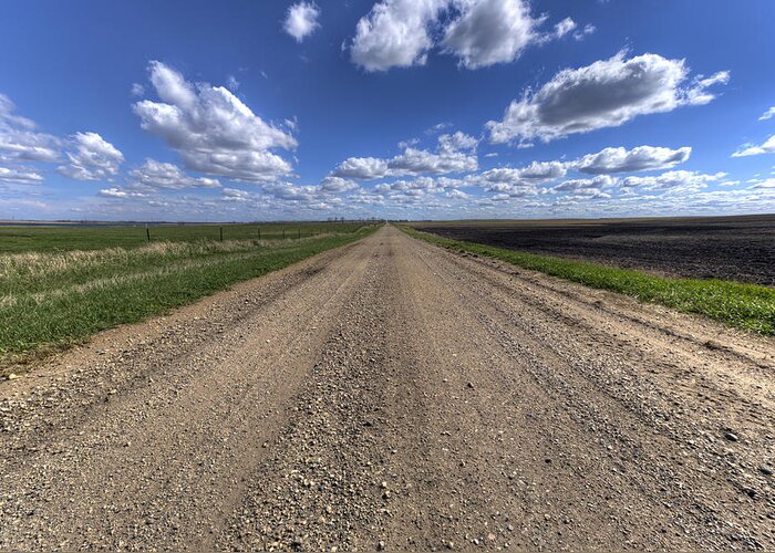 Road Greeting Card featuring the photograph Take A Back Road by Aaron J Groen