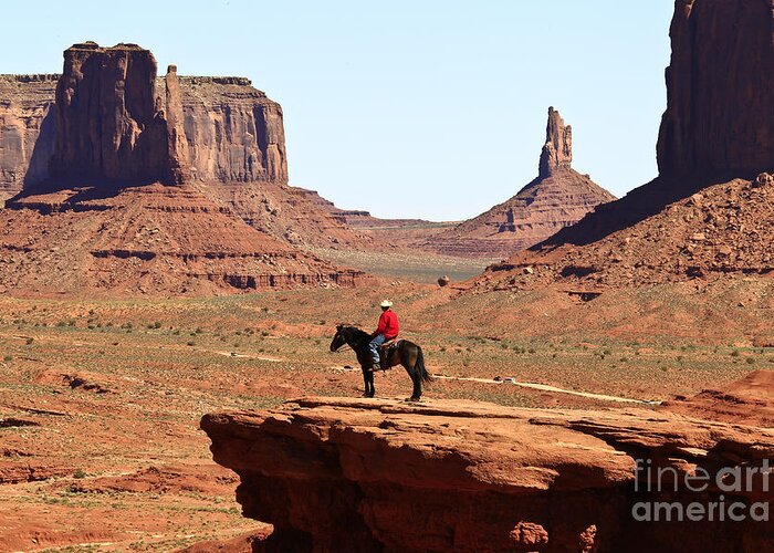 Arizona Greeting Card featuring the photograph Taking in the View by Kathy McClure